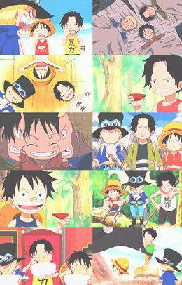 Rufy, Ace and Sabo  ^_^